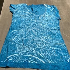 South Pole Floral Splash V-Neck